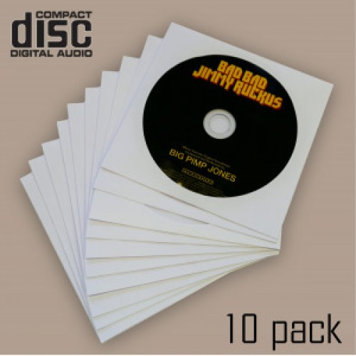 CD/DVD/Blu-Ray Spare Inner Disc Sleeves (10, 100, 200 and 500 Packs Available)